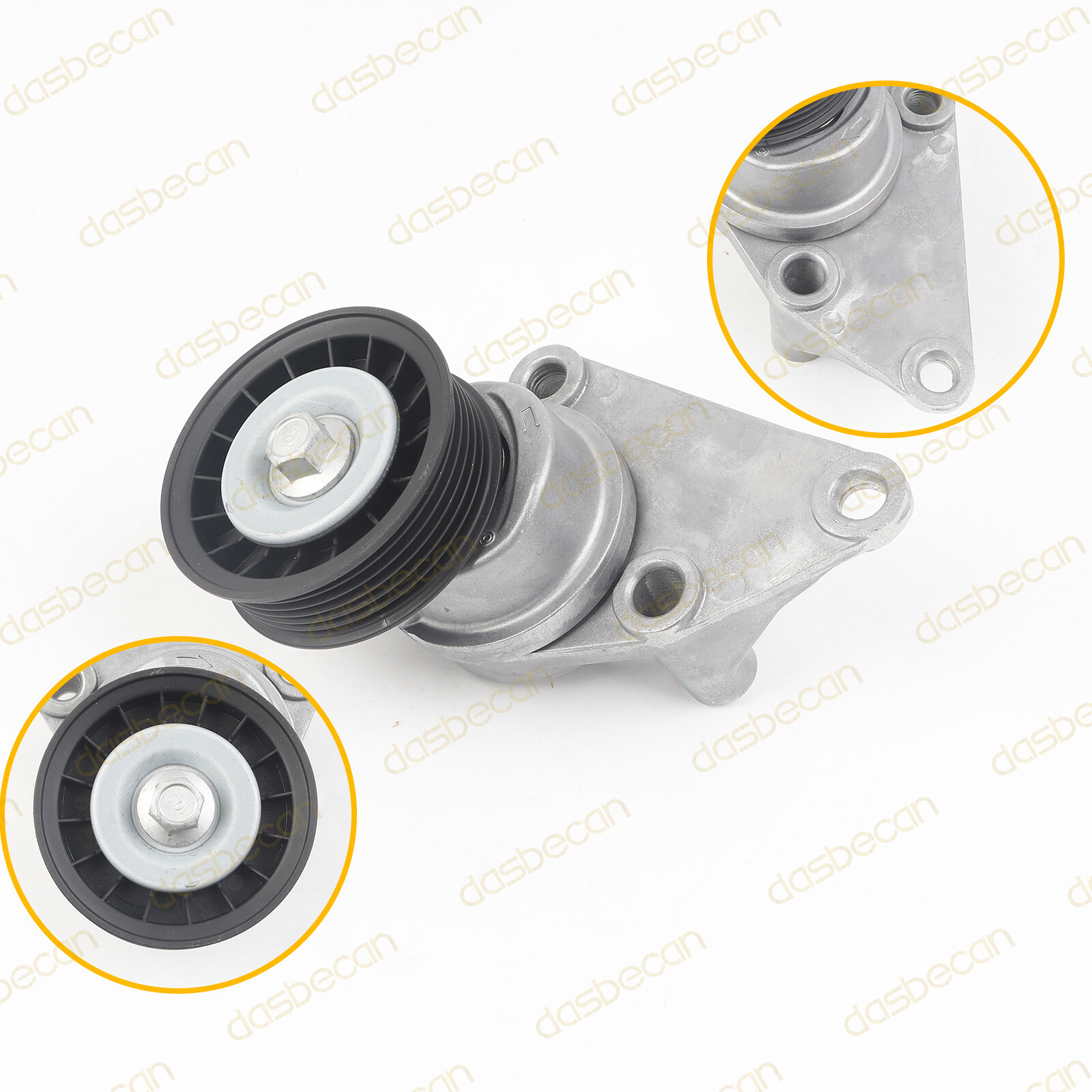 Engine Drive Belt Component Kit 90K-38158C For Chevy GMC Cadillac H2 2003-2008