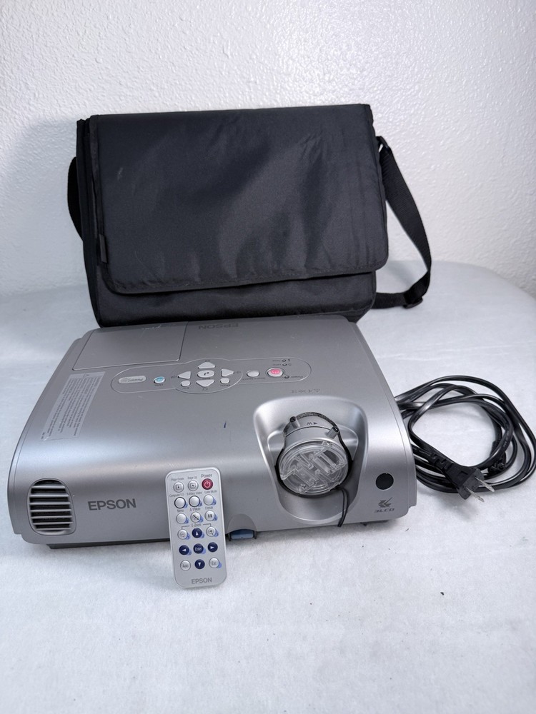 LCD Projector Epson EMP-S3 with Soft Case, Remote & Laser Pointer Tested