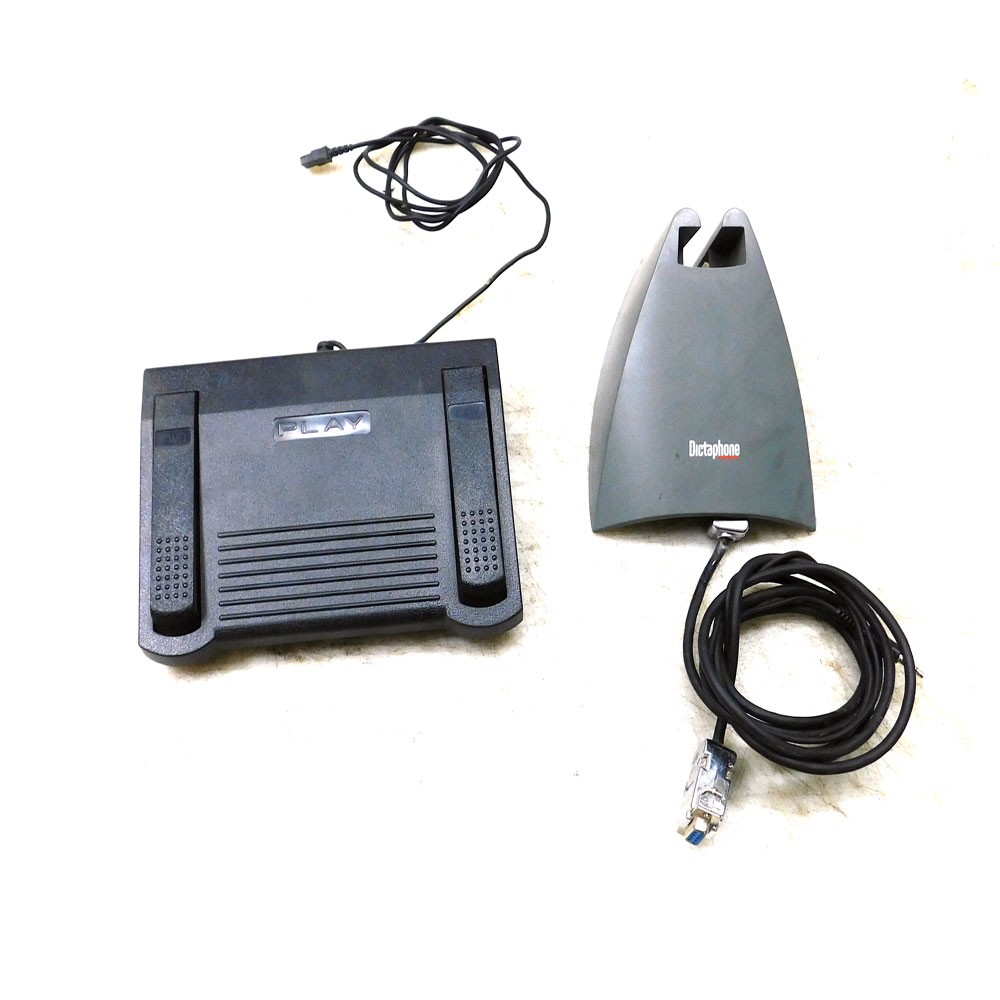 Dictaphone Walkabout Write Transcriber System w/ Foot Controller AS/IS