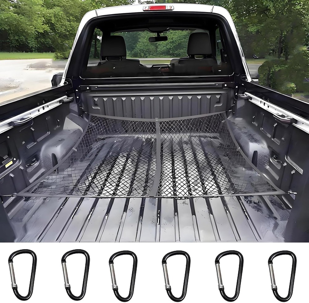 Stretchable and adjustable elastic luggage net with metal hooks