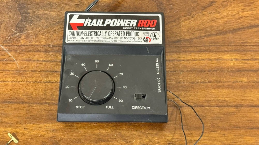 RailPower 1100 Model Train Transformer – Tested & Working