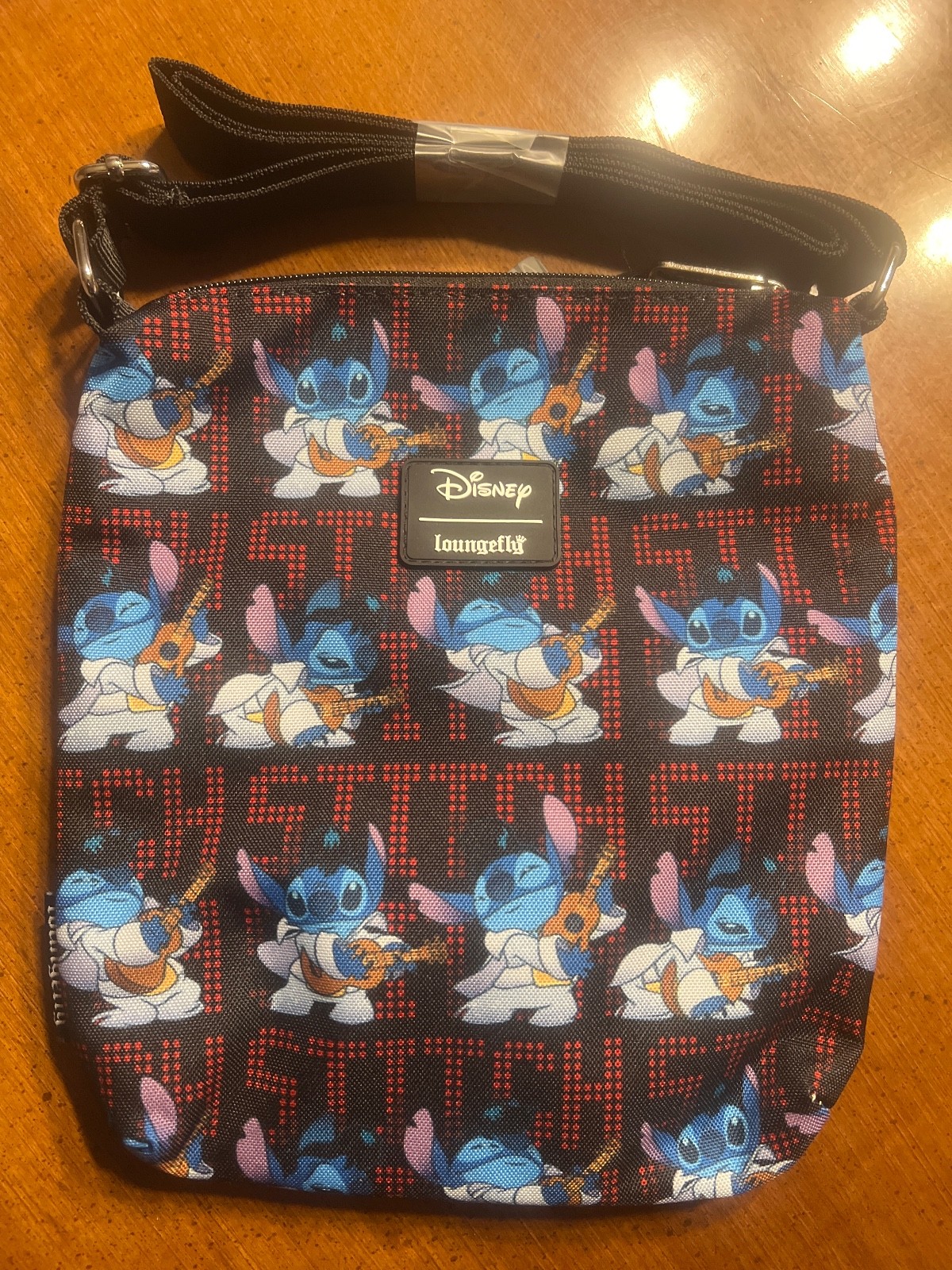 Disney Lounge fly Stitch Elvis Crossbody Bag - NEW