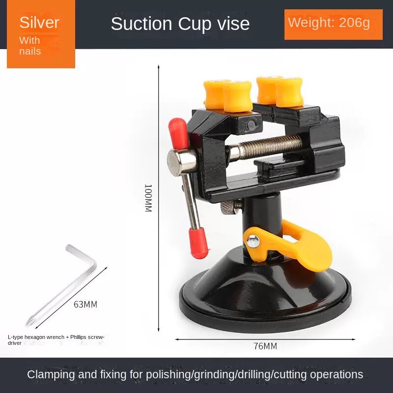 Table Vise Bench Vise Small Multi-function Universal Fixture Flat Jaw Pliers