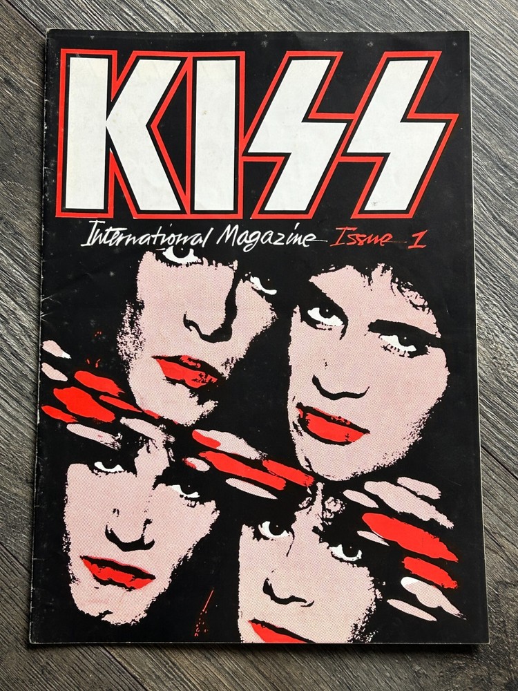KISS Fanzine Magazine KISS INTERNATIONAL MAGAZINE 1 Scotland Asylum Vintage Kiss