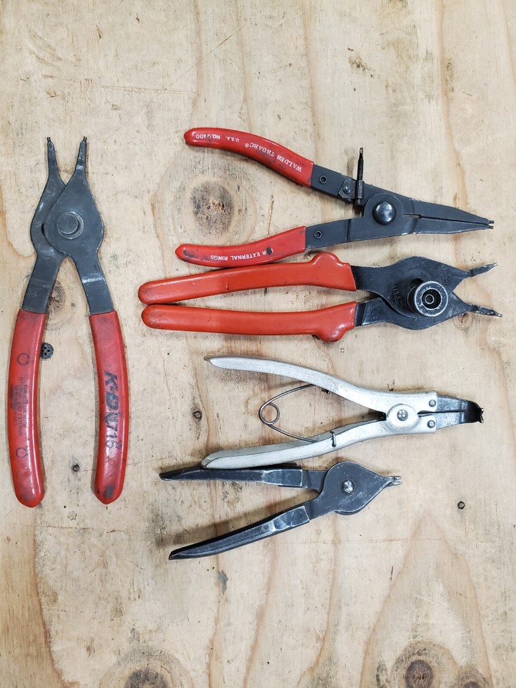 5-PIECE RETAINING/SNAP RING PLIERS SET