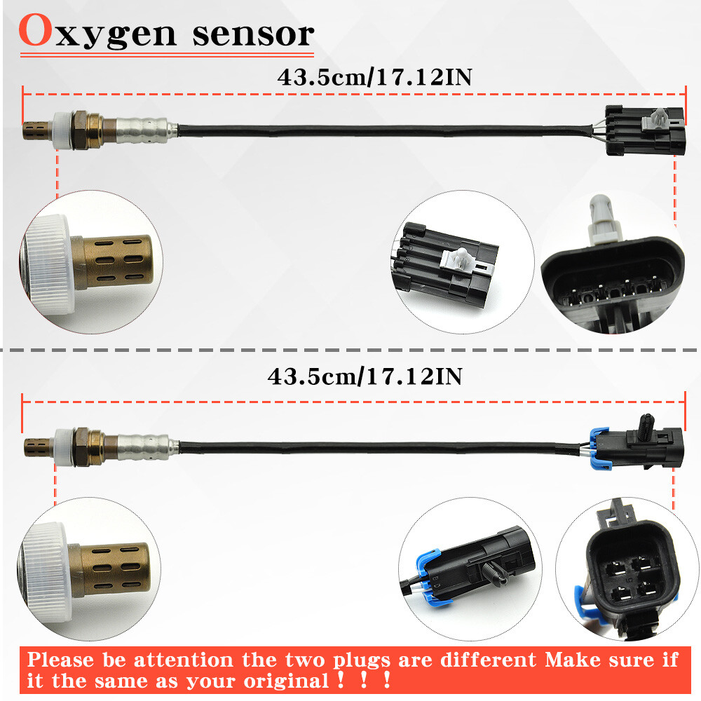 4X Oxygen O2 Sensor For 1996-2002 Chevrolet GMC Silverado 1500 234-4012 234-4018
