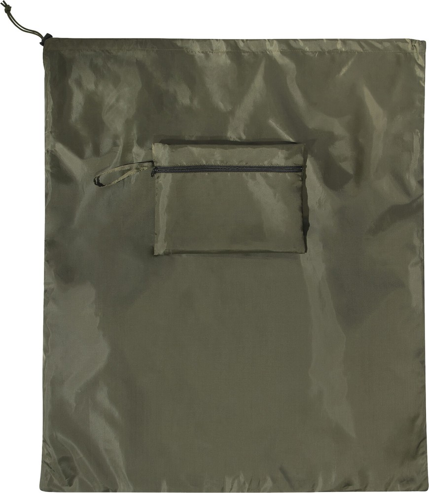 Olive Drab Laundry Backpack Lightweight Packable Large Drawstring Bag