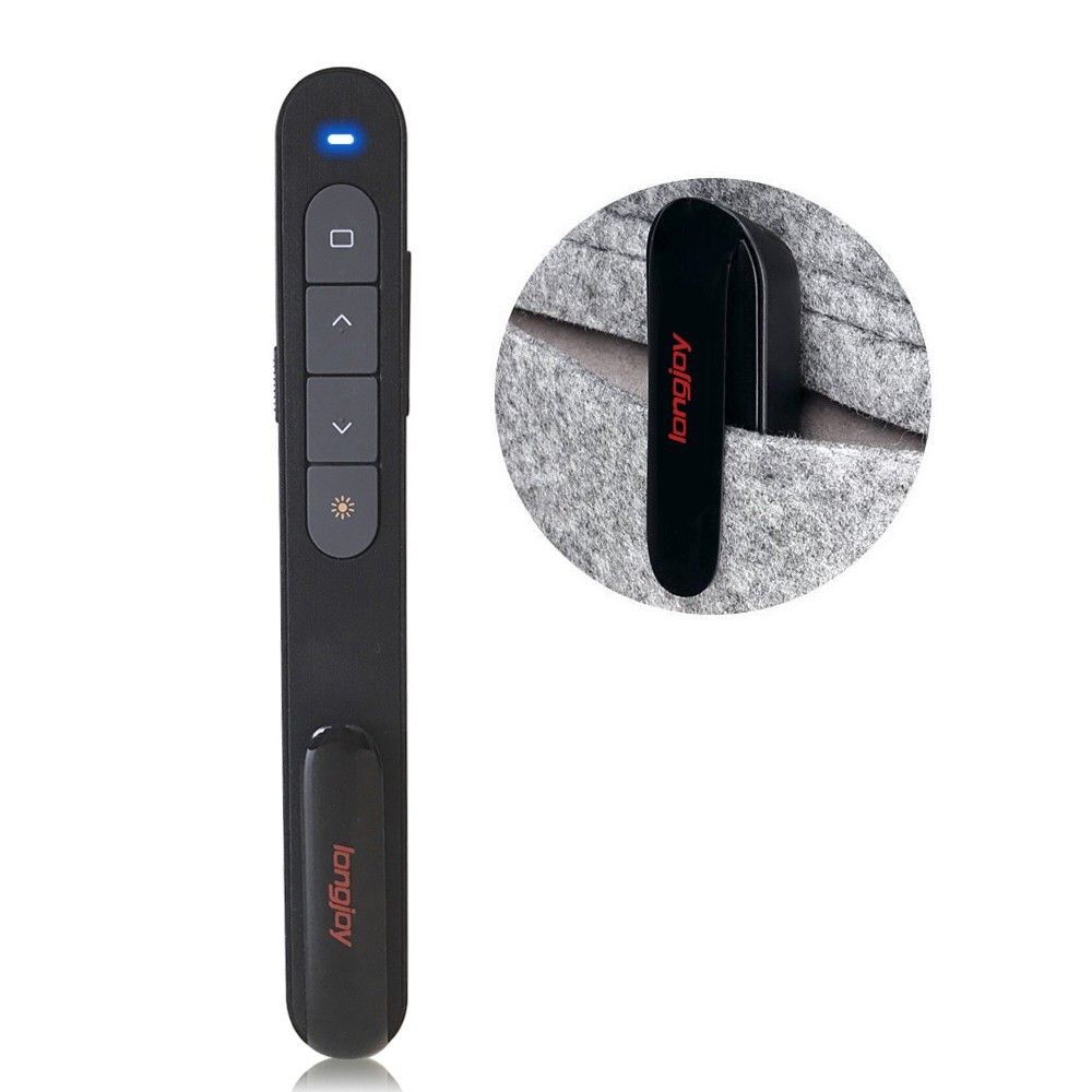 Longjoy Slim Wireless Laser Presenter ( with clip)