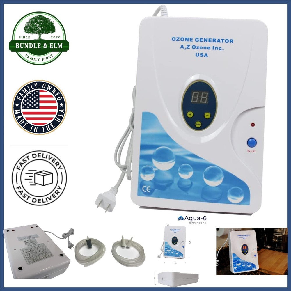 Efficient Ozone Generator Producing 120 mg/hour with Automation Features