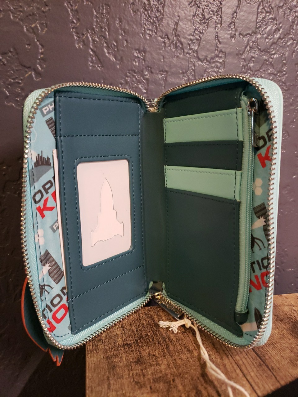 NEW Loungefly Disney Wallet Pixar Moments Incredibles Syndrome Zip Around w/Tags