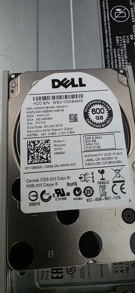 Dell Compellent SC4020 24x600GB Storage Array 2x 10G-ISCSI-2 Controller 2x PSU