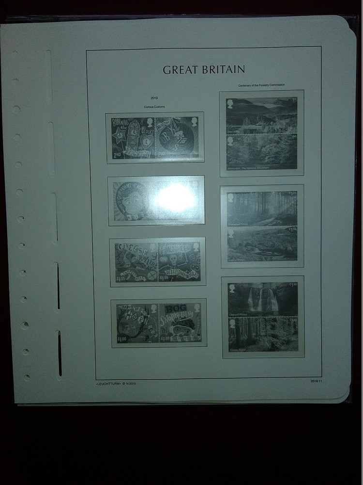 LIGHTHOUSE Commemorative Hingeless album pages Great Britain 2019 Used R2019