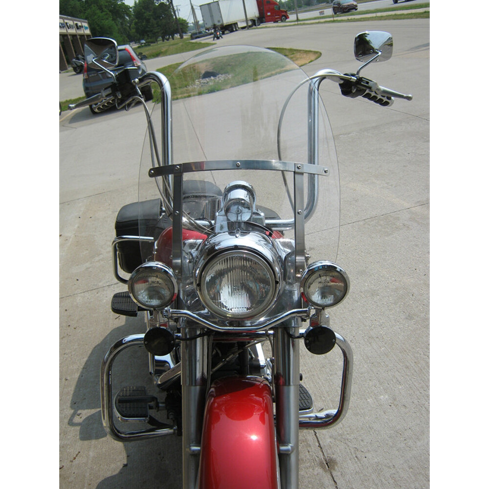 For Honda Shadow VT 1100 Aero 18"x16" Windshield Windscreen 7/8" 1" Handlebar