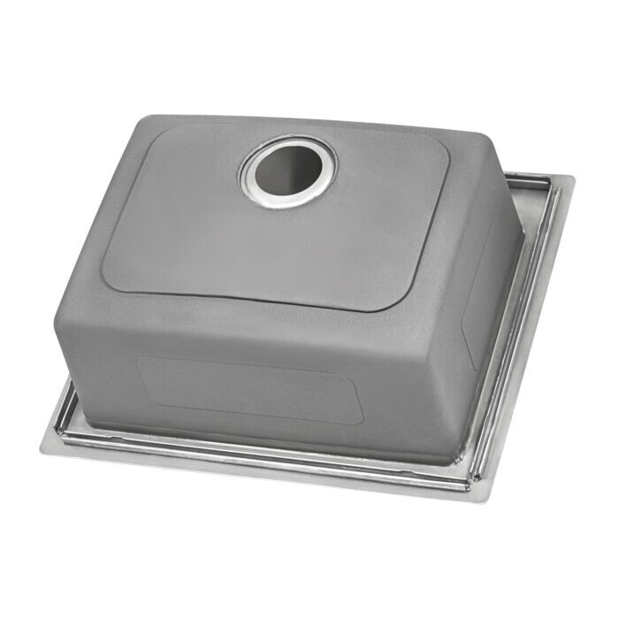 Ruvati 25"x22" Drop-in Topmount 16 Gauge Single Bowl Kitchen Sink- RVM5025