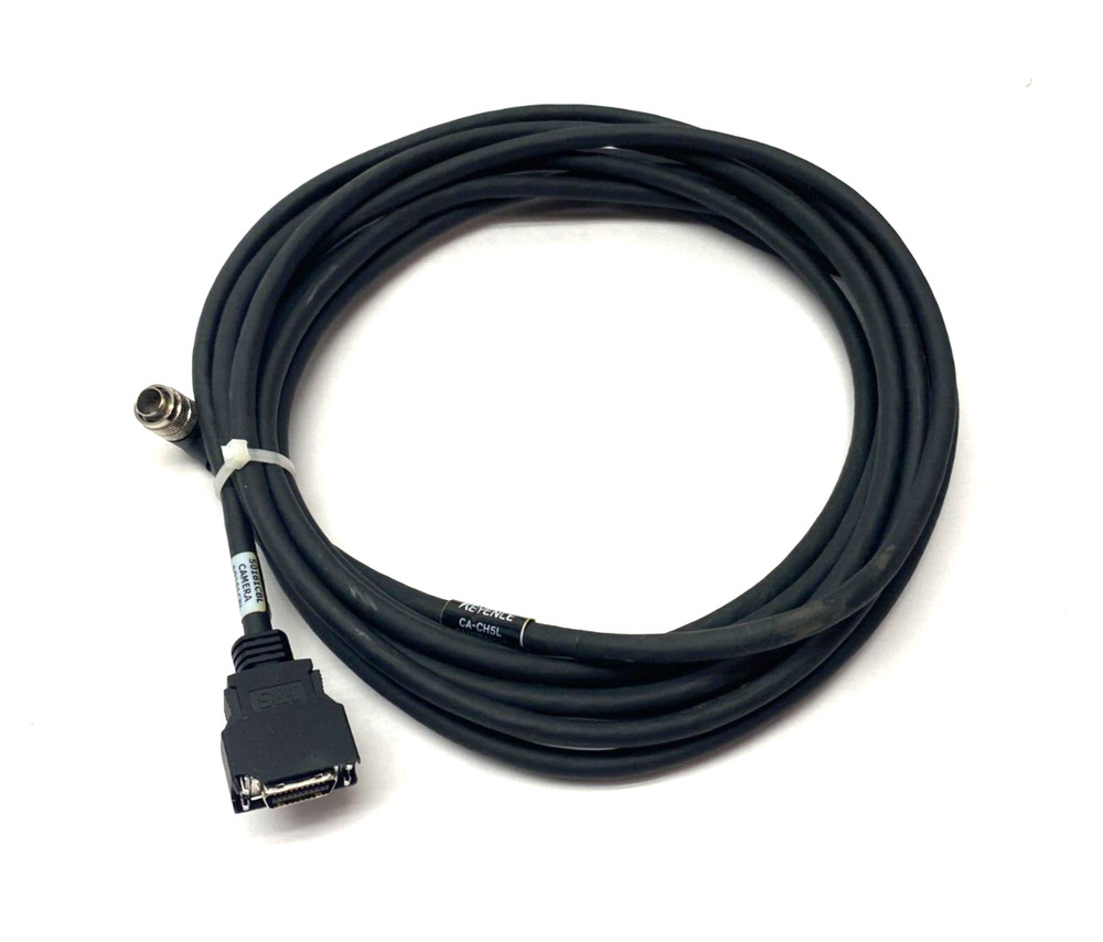 Keyence CA-CH5L L-Shaped Connector Camera Cable 5m for High Speed Camera
