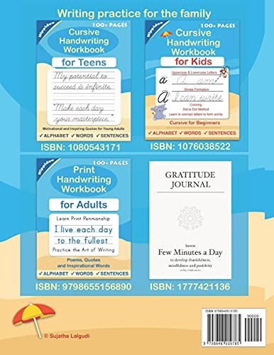 Cursive handwriting workbook for Adults: Learn to write in Cursive, Improve...