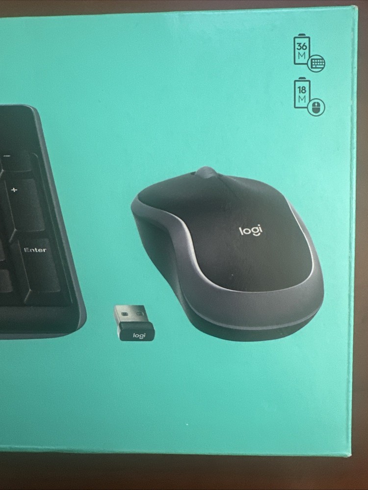 Wireless Keyboard and Mouse Combo Logitech MK270 Open Box