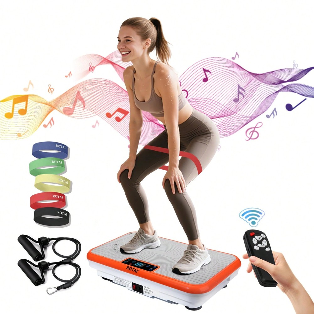 ROTAI VIBRATION PLATE EXERCISE MACHINE - ORANGE