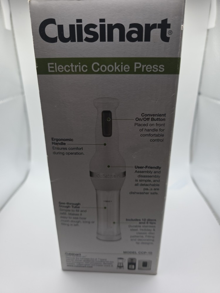 Cuisinart CCP-10 Electric Cookie Press Tested Great