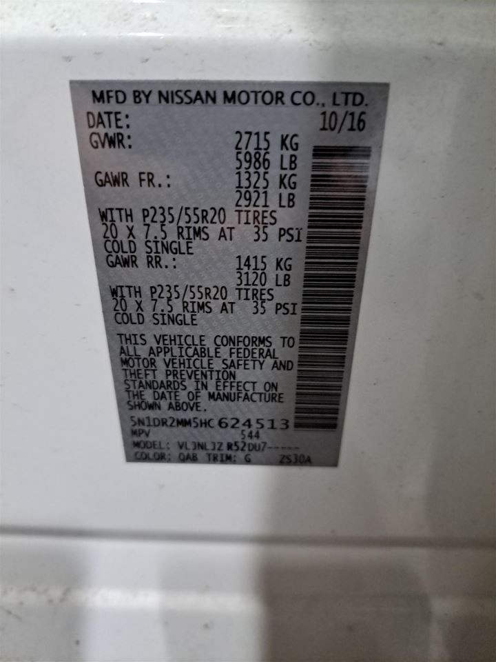 2017 Pathfinder Display Screen Sku#4420034