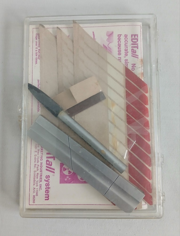 Vtg Editall Splicing & Editing Kit S2 Splicing Block & Manual