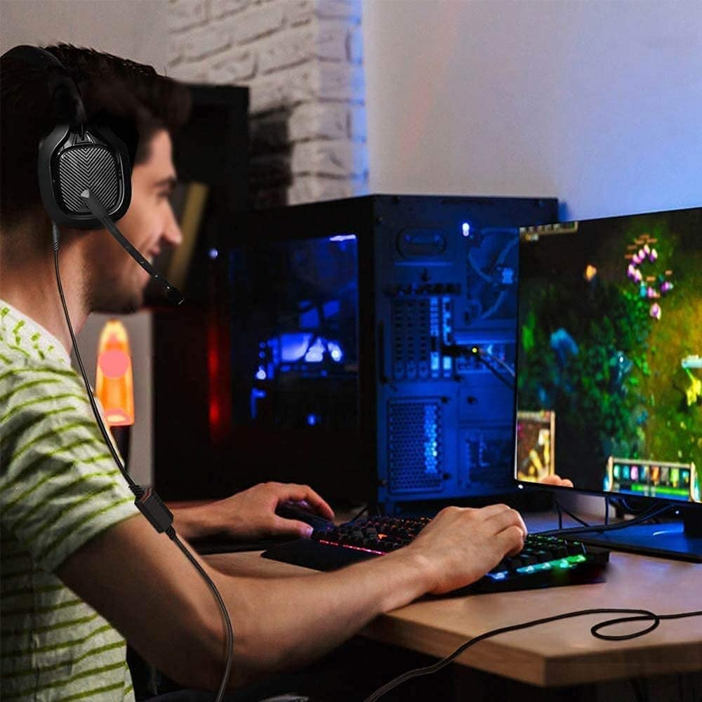 Leclooc Replacement A40 Cord Compatible with Astro Headset, Inline Mute Audio Ca