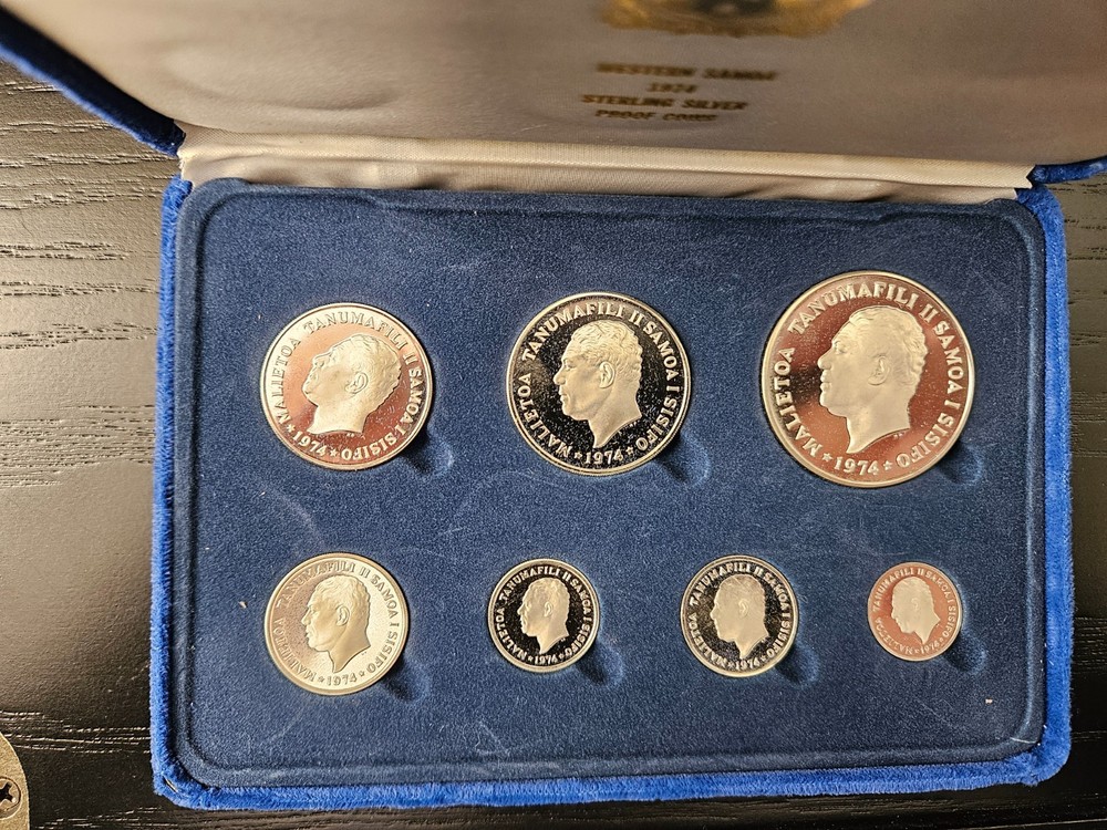 1974 Western Samoa Silver Proof Set