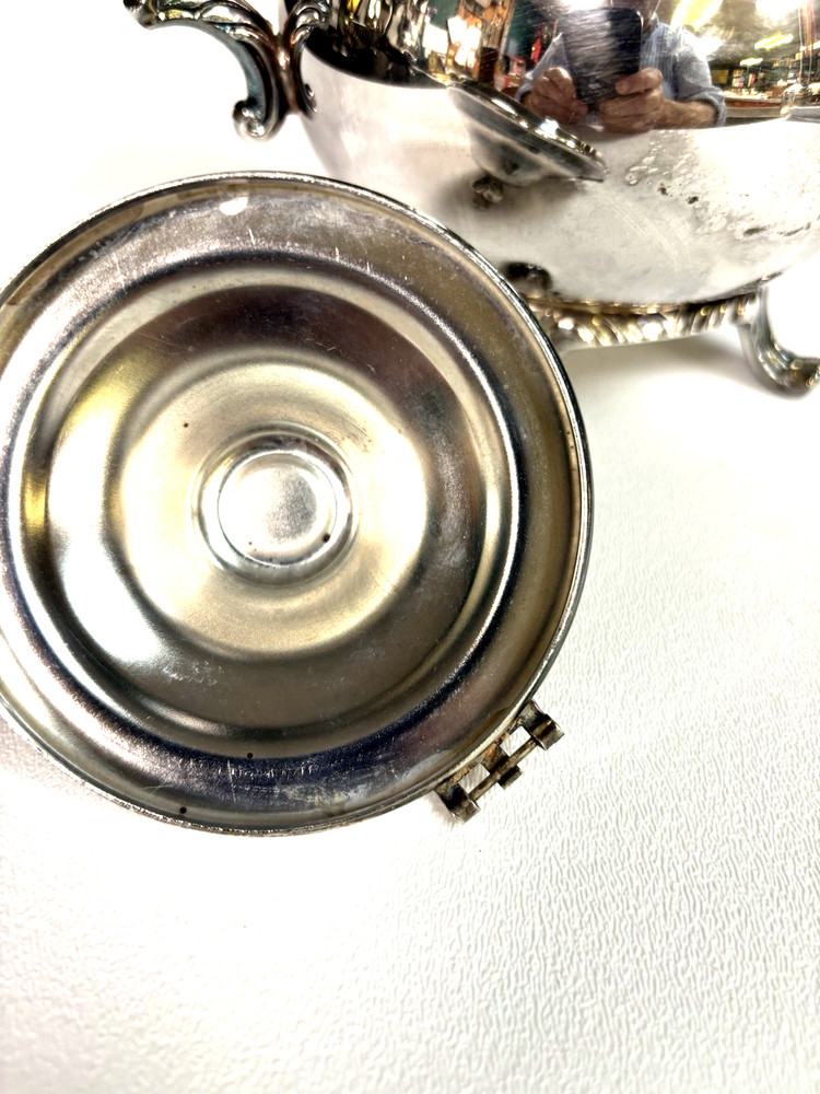 LS Co. Tea / Coffee Pot Silverplated 9" Tall