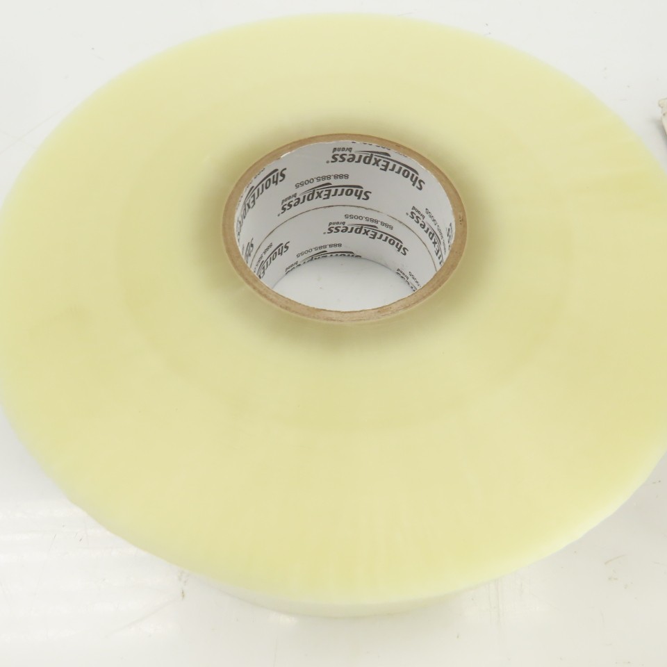ShorrExpress 15120011 Carton Sealing Tape 72mm x 914m 1000YRD Clear 4 Rolls/Case
