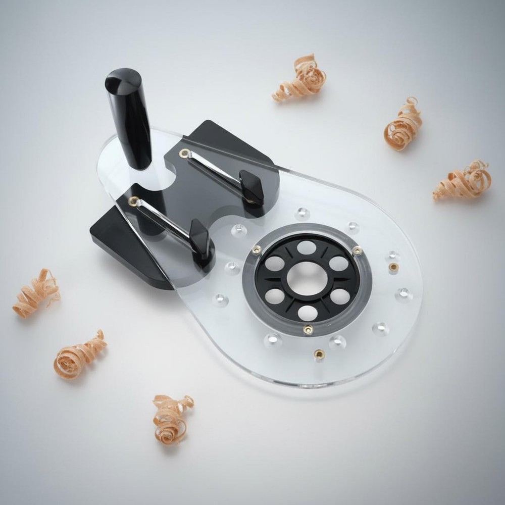 Router Base Plate Stable Function Carpentry Router Guide Adjustable