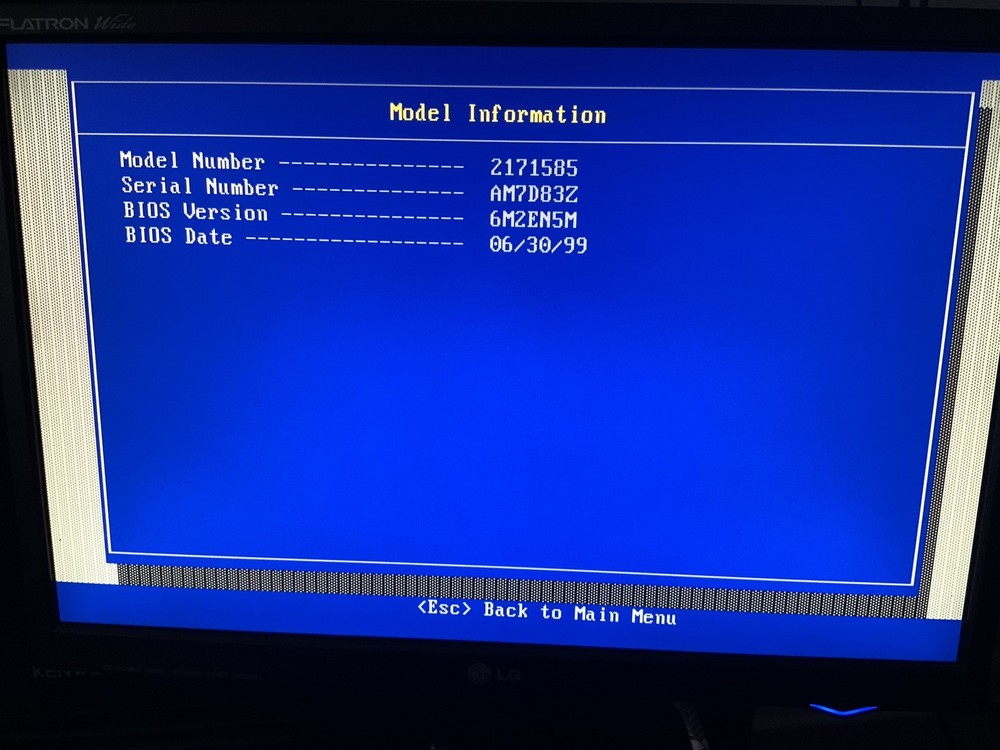 IBM Aptiva 2171 Series E 585 Desktop Piii 500 Computer Windows XP Pro Working