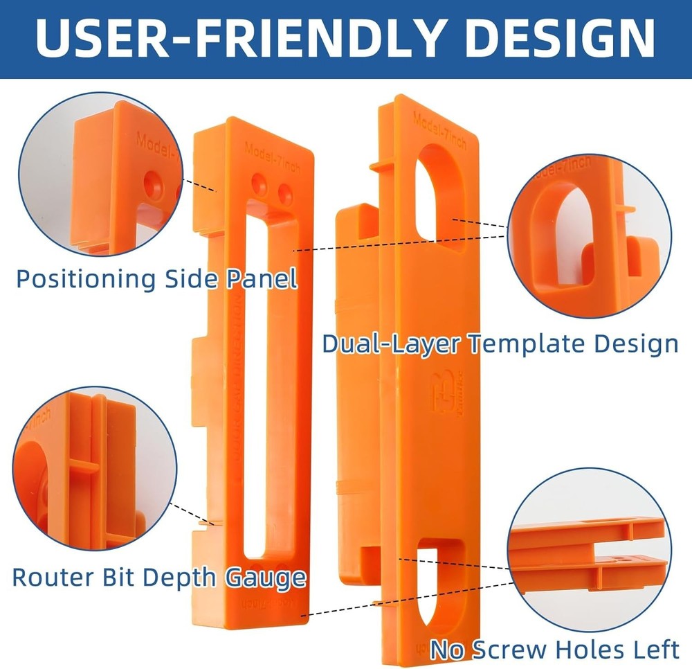 Hidden Hinge Template Invisible Hinge Router Guide Template for Hidden Door H...