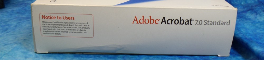 Genuine Adobe Acrobat 7.0 Standard Windows PDF Software w/ Keys