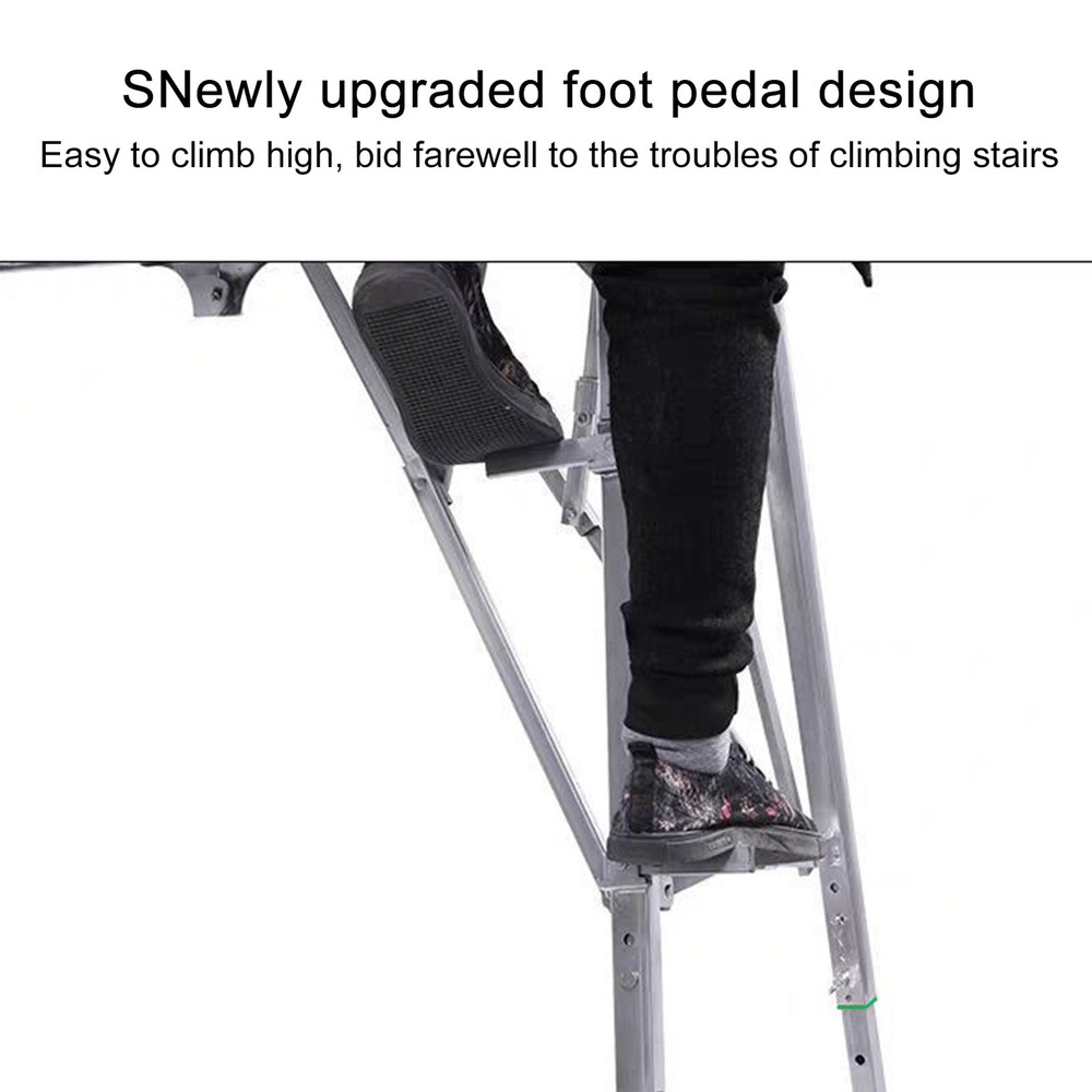Folding Scaffolding Portable Work Platforms Step Ladder Height Adjustable