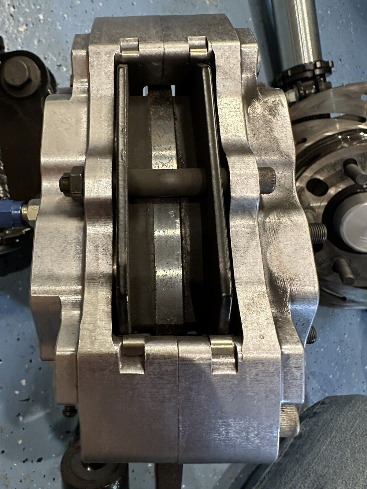 Strange Engineering Ford S197 Mustang Super Cobra Jet Struts, Hubs, and Brakes