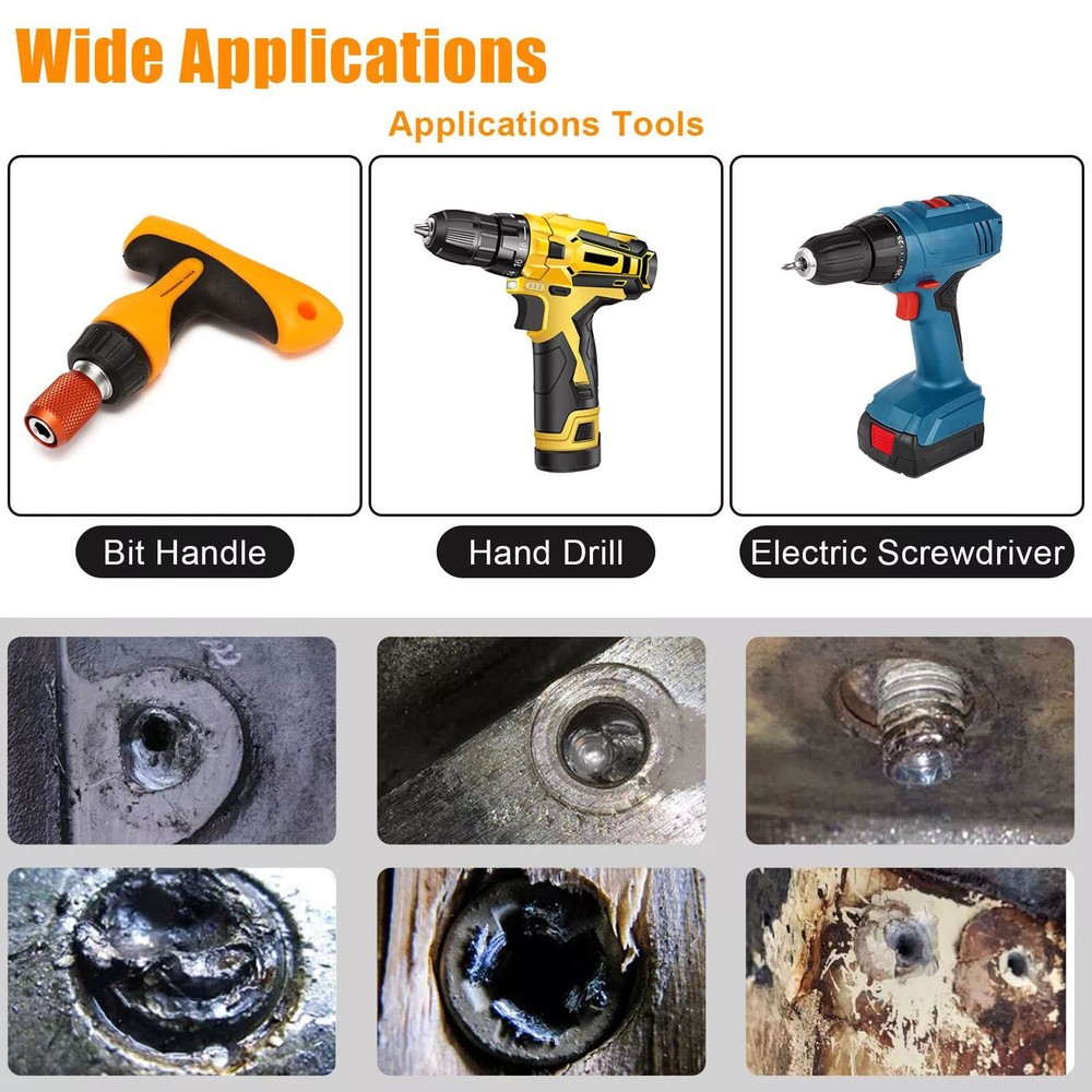 Stud Screw Extractor Remover includes 5 different-sized headless screws