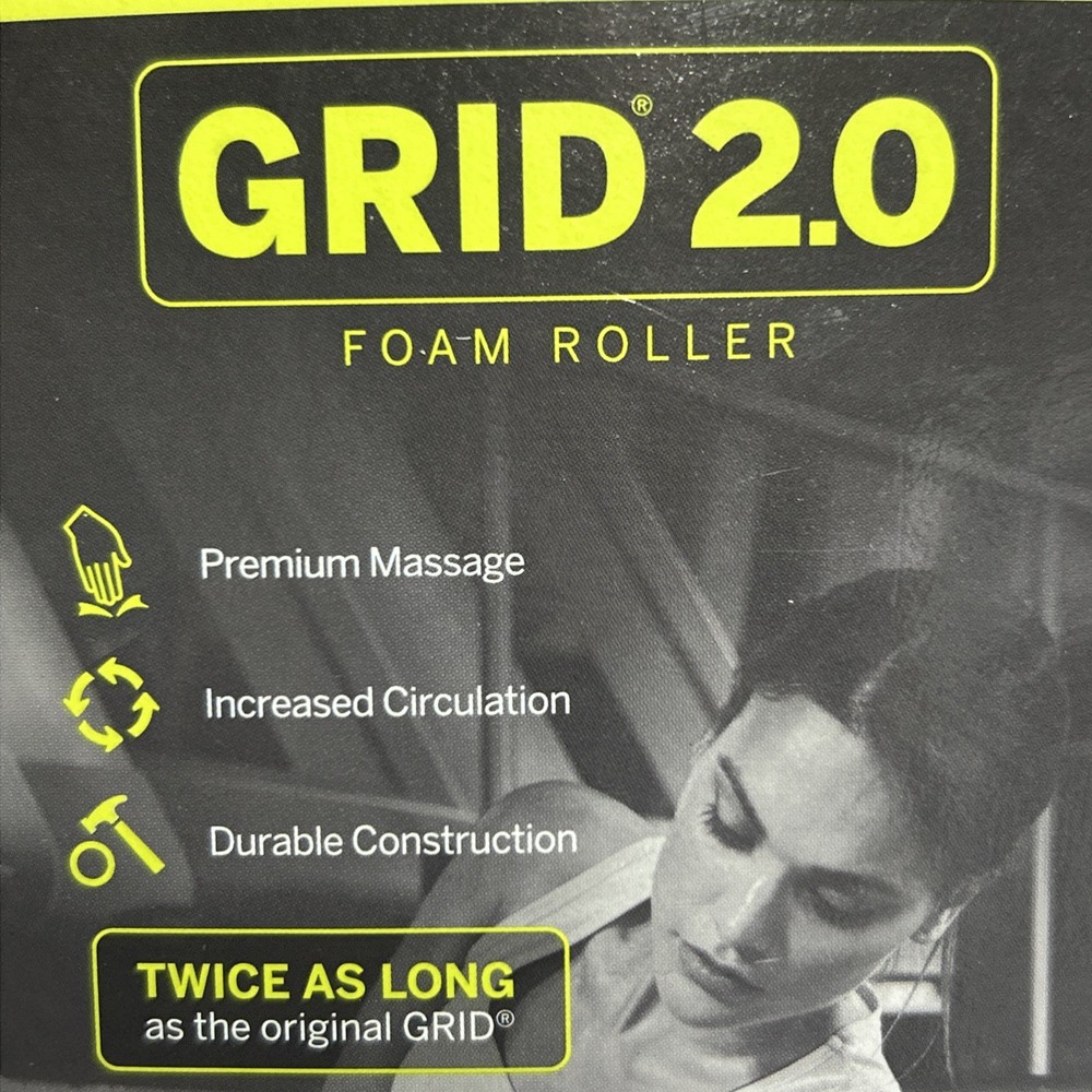 TRIGGERPOINT Performance Therapy Grid Patented Multi-Density Foam Massage Roller
