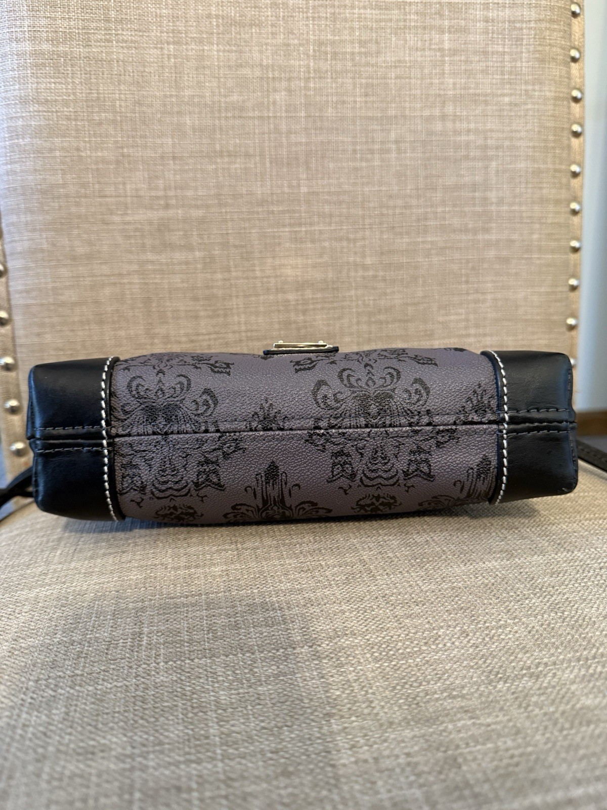 Dooney & Bourke Disney Haunted Mansion Wallpaper Crossbody Pouchette Purse Rare