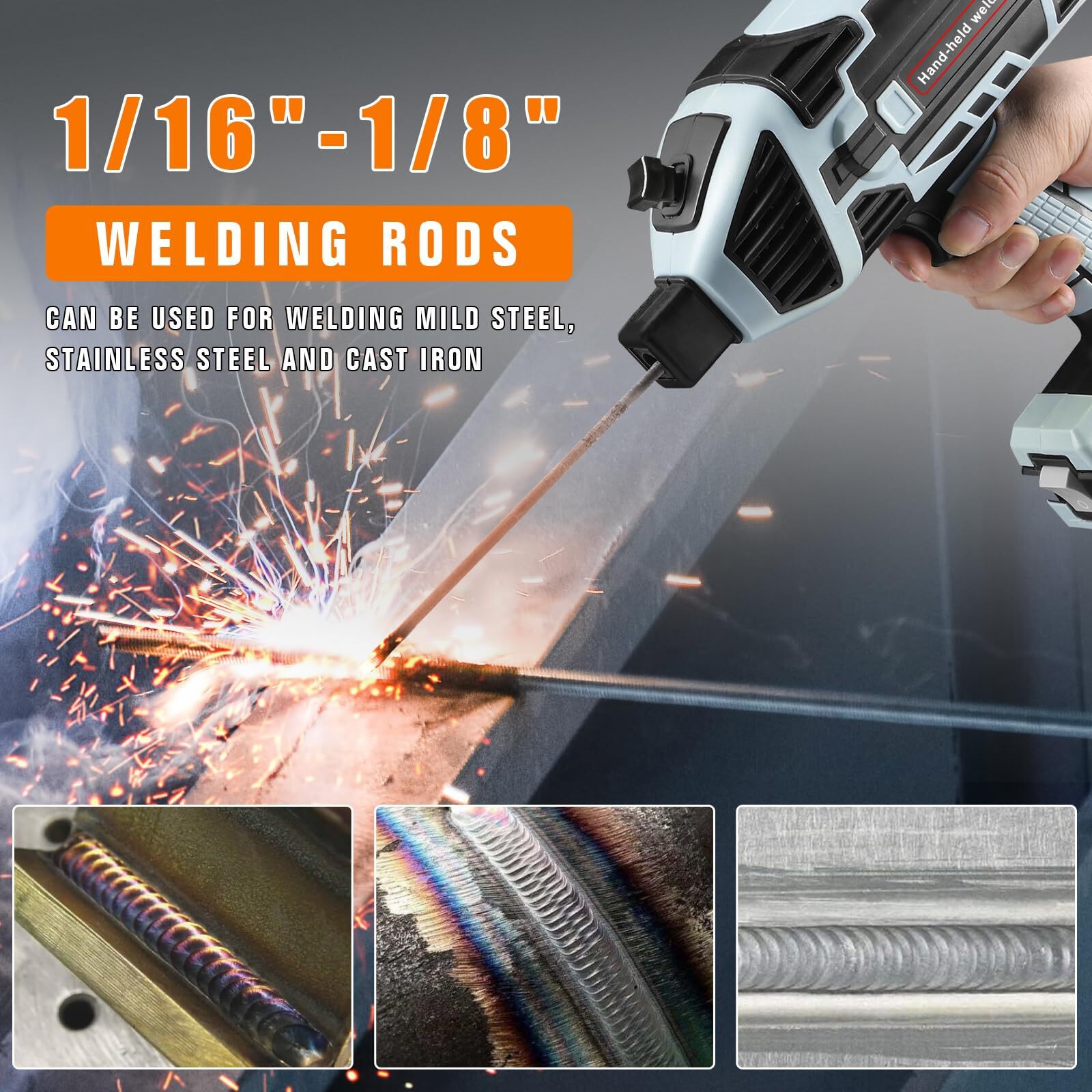 YesRight Welding Machine Handheld 110V 120Amp Portable ARC Welder Gun Hand Held