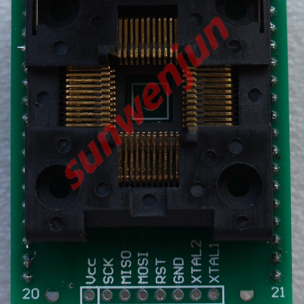 TQFP44/QFP44/PQFP44-DIP40 IC test converter socket programmer adapter for ATMEGA