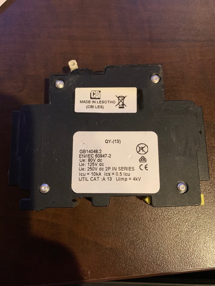 15AMP DIN MOUNT SOLAR BREAKER