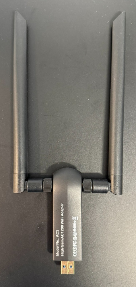 BrosTrend AC3 USB Wireless Internet Adapter - Model AC3 Version 2 (0895)