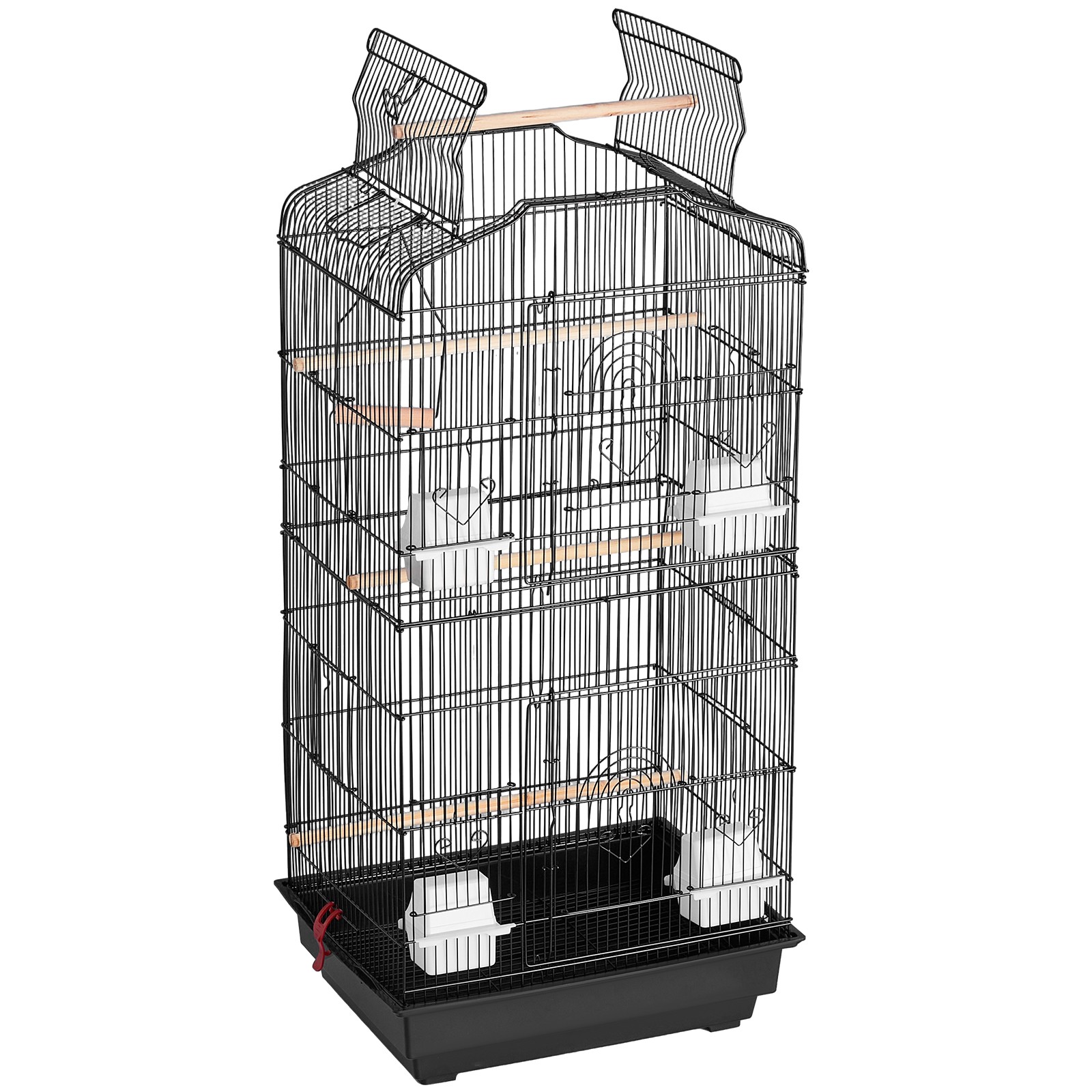 VEVOR Bird Flight Cage 39 in Hanging Metal Parakeet Cage for Cockatiels Parrot