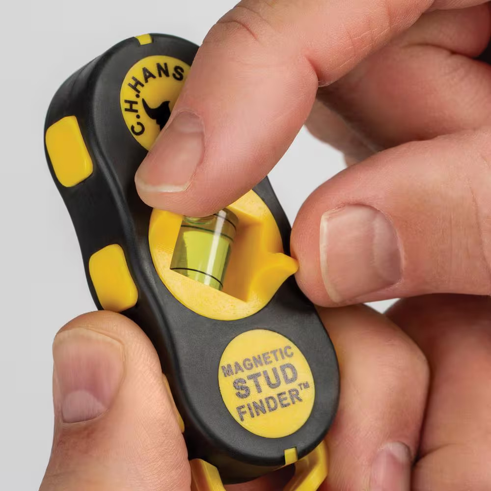 Magnetic Stud Finder Rotating Bubble Vial Leveling Precision Horizontal Vertical