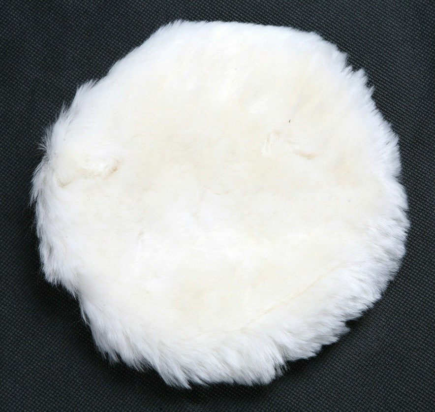 2pcs 5-Inch Hook & Loop Woolen Polishing Wheel Buffing Pad
