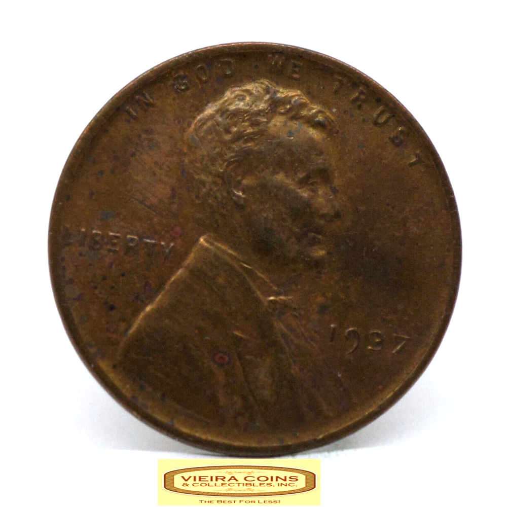 1937 Lincoln Wheat Cent - #C35513NQ