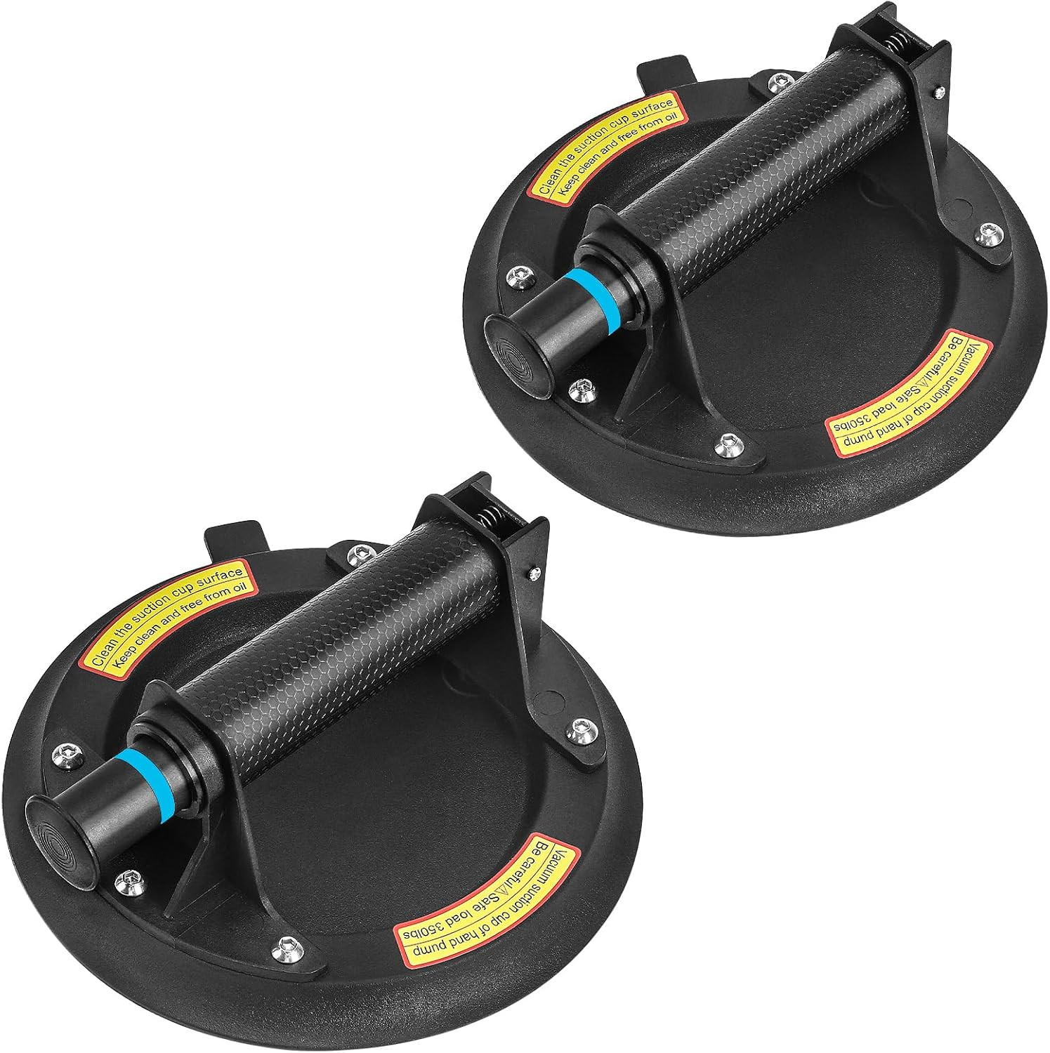 8" Glass Suction Cups,2 Pack Suction Cups for Glass, Glass Suction Cups to Lift