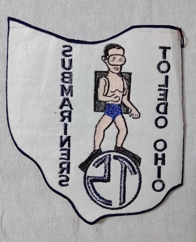 TOLEDO OHIO SUBMARINERS LARGE JACKET PATCH UNUSED NOS