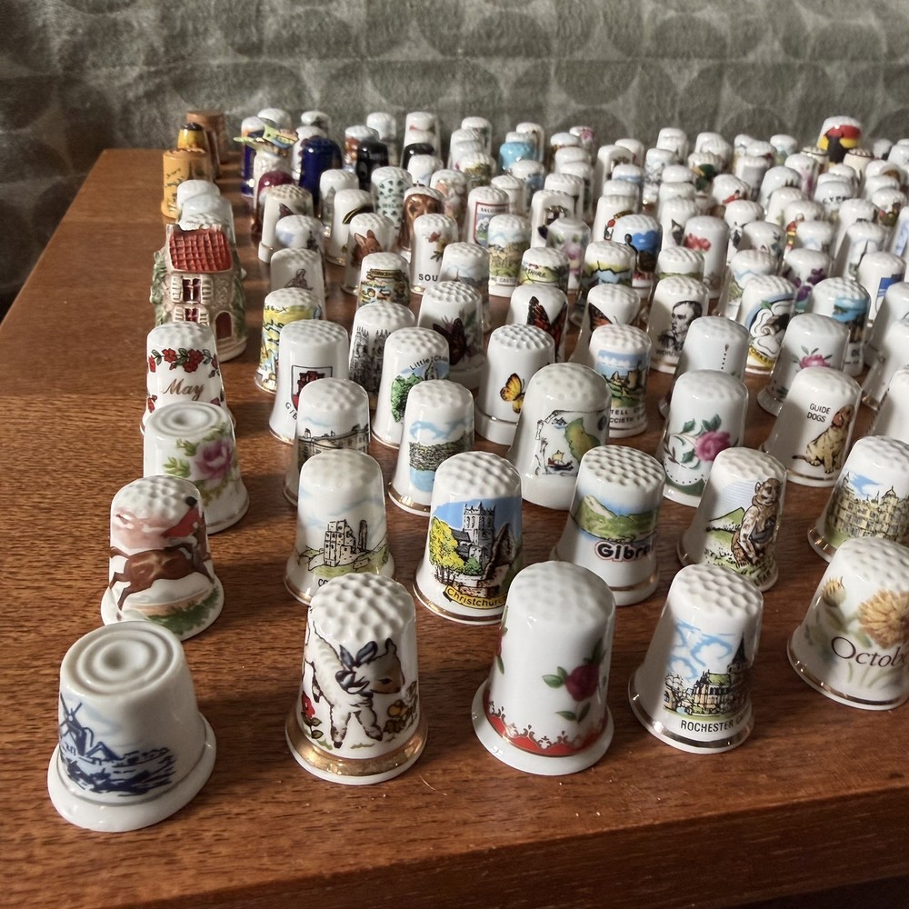 Large Thimble Collection - Over 250 Pieces