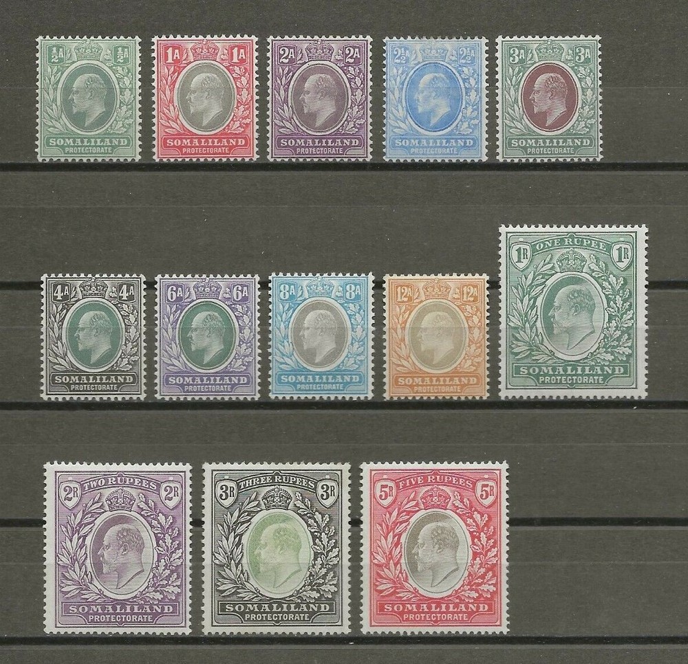 SOMALILAND 1904 SG 32/44 MINT